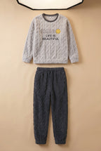 CHASON Men’s Thickened Striped Lounge Set