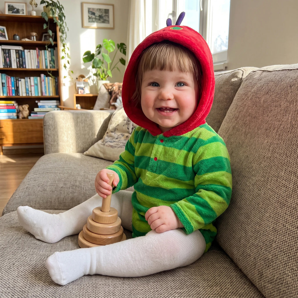 CHASON Caterpillar Halloween Bodysuit (0–24M)