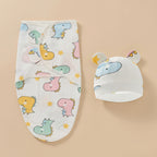 CHASON Baby Blanket Hat Set