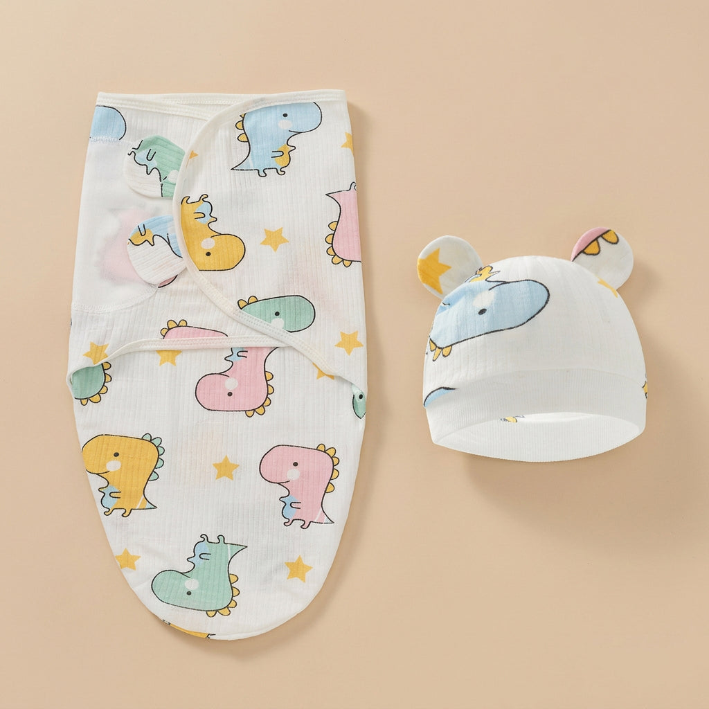 CHASON Baby Blanket Hat Set