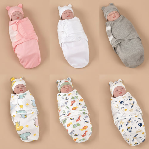 CHASON Baby Blanket Hat Set