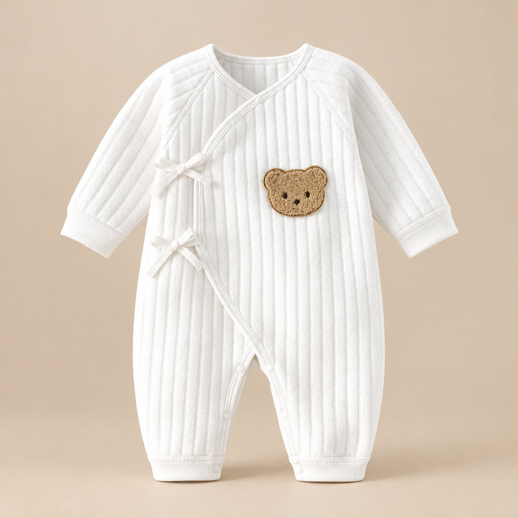 CHASON Long-Sleeve One-Piece Pajamas (0–6M)
