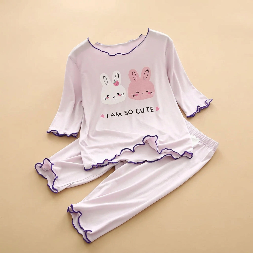 CHASON Matching Family Cotton Pajama Set (7-13Y)