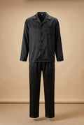 CHASON Men’s Ice Silk Cardigan Lounge Set