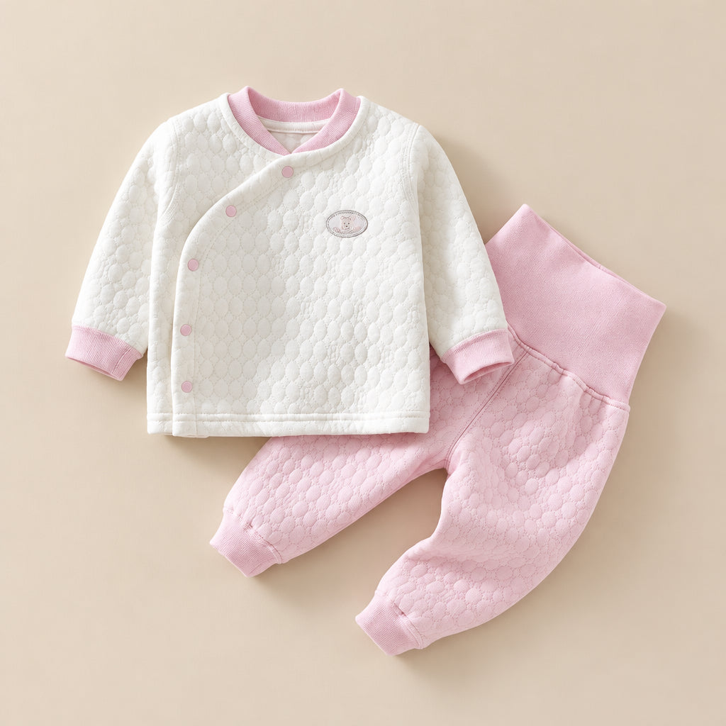 CHASON 2-Piece High-Waisted Pant Set (0–1Y)