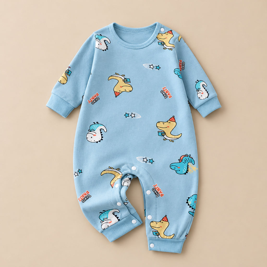 CHASON Long-Sleeve Romper (0–18M)