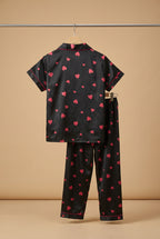 CHASON Women's Satin Silk Pajama 2 Piece